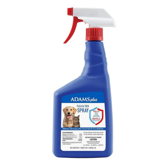 Adams Plus Flea and Tick Spray 32 fluid ounces Default Title