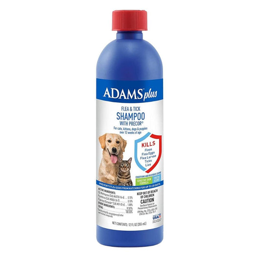 Adams Plus Flea and Tick Shampoo with Precor 12 fluid ounces Default Title