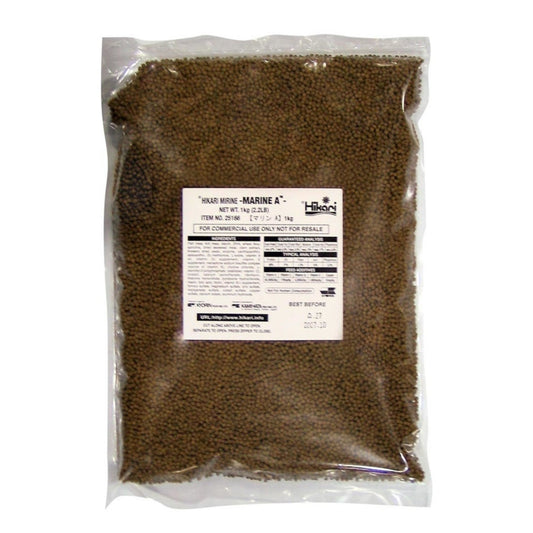Hikari USA Marine A Pellets Slow Sinking Fish Food 1ea/2.2 lb