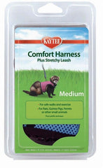 Kaytee Comfort Harness Stretchy Leash Assorted, 1ea/Medium