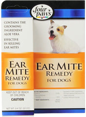Four Paws Aloe Ear Mite Treatment Dog .75oz