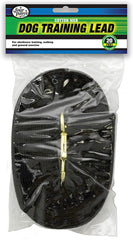 Four Paws Cotton Web Dog Lead Black, 1ea/20 Foot