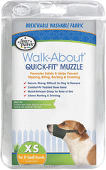 Four Paws WalkAbout QuickFit Dog Muzzle 1ea-1 XS