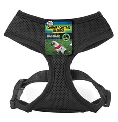 Four Paws Comfort Control Harness For Dogs Black, 1ea/Large 1 ct