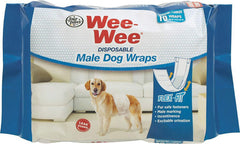 Four Paws Wee Wee Disposable Male Wraps Medium/Large 36ct