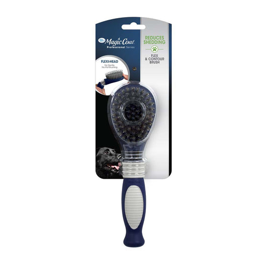 Four Paws Magic Coat Professional Series Flex Contour Pin and Bristle Brush for Dogs 1ea/1 ct