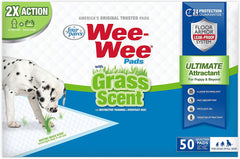Four Paws Wee-Wee Grass Scented Puppy Pads Standard 50ct 22inx23in