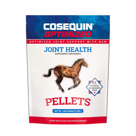 Cosequin, suplemento optimizado en pellets con MSM para la salud articular de caballos, 1400 gramos