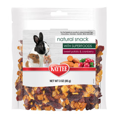 Kaytee Natural Snack with Superfoods Sweet Potato Cranberry 1ea/3 oz
