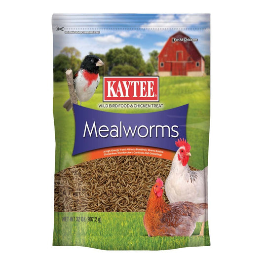 Kaytee Mealworm Food Pouch 32 Oz