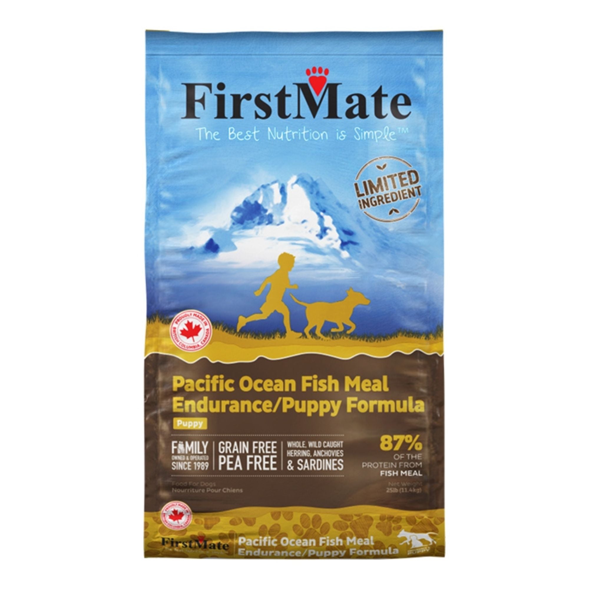 Firstmate Dog Limited Ingredient Grain Free Puppy Pacific Ocean Fish 25Lbs