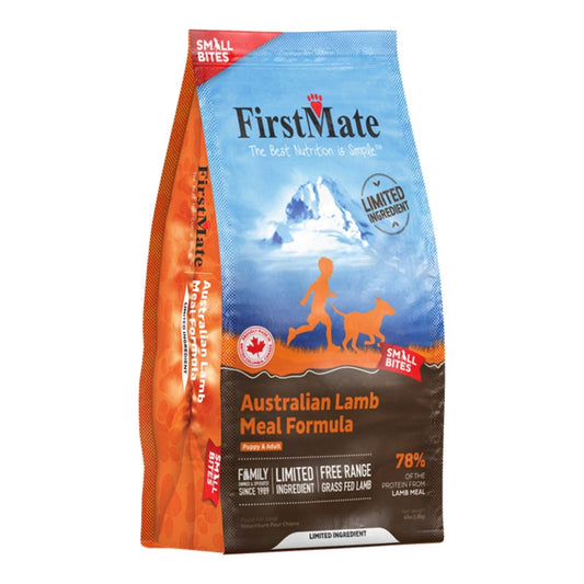 Firstmate Dog Limited Ingredient Grain Free Australian Lamb Small Bites 4Lbs