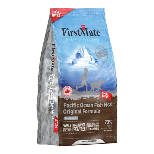 Firstmate Dog Limited Ingredient Grain Free Pacific Oceanfish Original Small Bites 4Lbs