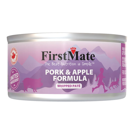 Firstmate Cat Limited Ingredient Grain Free Pork & Apple 5.5oz. (Case of 24)