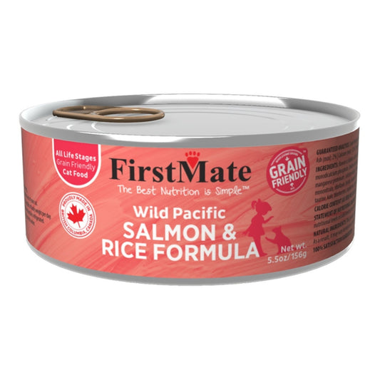 Firstmate Cat Wild Salmon & Rice 5.5oz. (Case of 24)