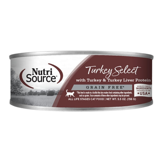 Nutrisource Cat Grain Free Turkey Turkey Liver 5oz.