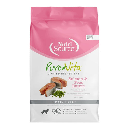 Pure Vita Dog Grain Free Salmon & Peas 12Lbs
