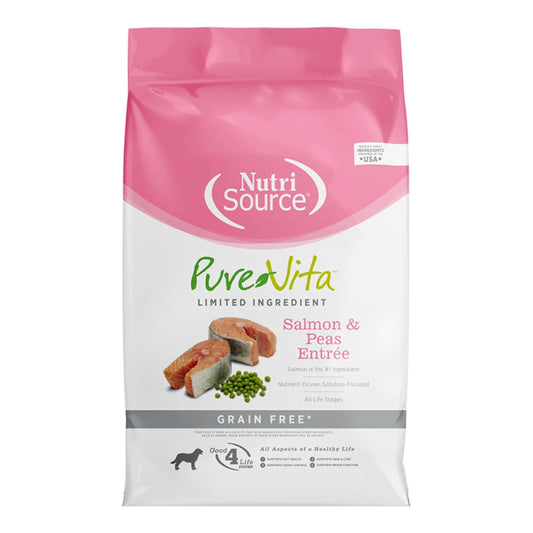 Pure Vita Dog Food GF Salmon and Peas 4lbs