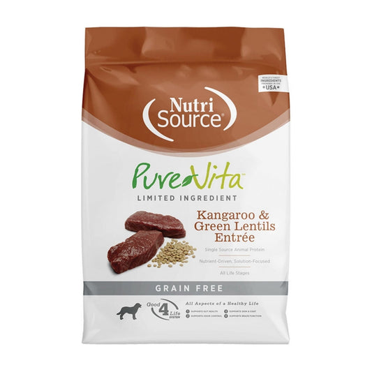 Pure Vita Dog Grain Free Kangaroo & Green Lentils 4Lbs