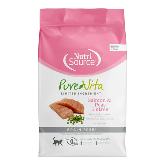 Pure Vita Cat Grain Free Salmon & Peas 4Lbs