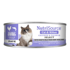 Nutrisource Cat Select Grain Free Chicken & Salmon 5.5oz. (Case of 12)
