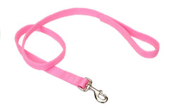 Coastal Double-Ply Nylon Dog Leash Bright Pink 1X4ft