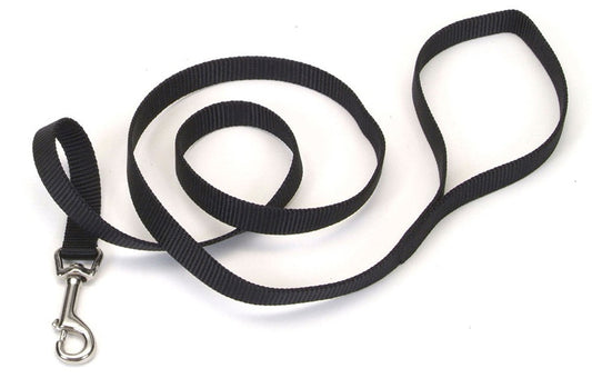 Coastal SinglePly Nylon Dog Leash Black, 1ea/3/4 In X 6 ft