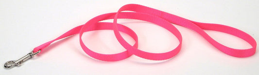 Coastal SinglePly Nylon Dog Leash Neon Pink, 1ea/3/4 In X 6 ft