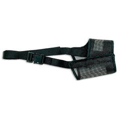 Best Fit Adjustable Mesh Dog Muzzle Black Size 003