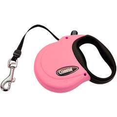 Coastal Power Walker Retractable Dog Lead Pink X-Small up to 16lbs