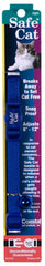 Coastal Safe Cat Adjustable Snag-Proof Nylon Breakaway Collar Blue 3/8X12