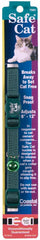 Coastal Safe Cat Adjustable Snag-Proof Nylon Breakaway Collar Hunter Green 3/8X12