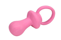 Coastal Rascals Latex Pacifier Dog Toy Pink 4.5in