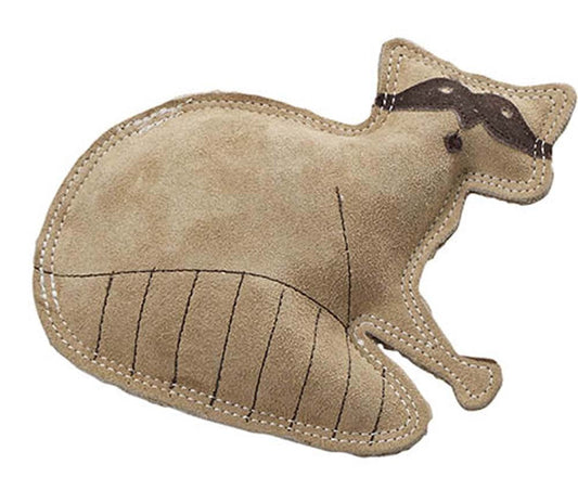 Spot Dura-Fused Leather Dog Toy Raccoon Small