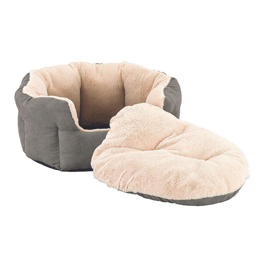 Ethical Pet Sleep Zone Reversible Cushion 18? Light Gray