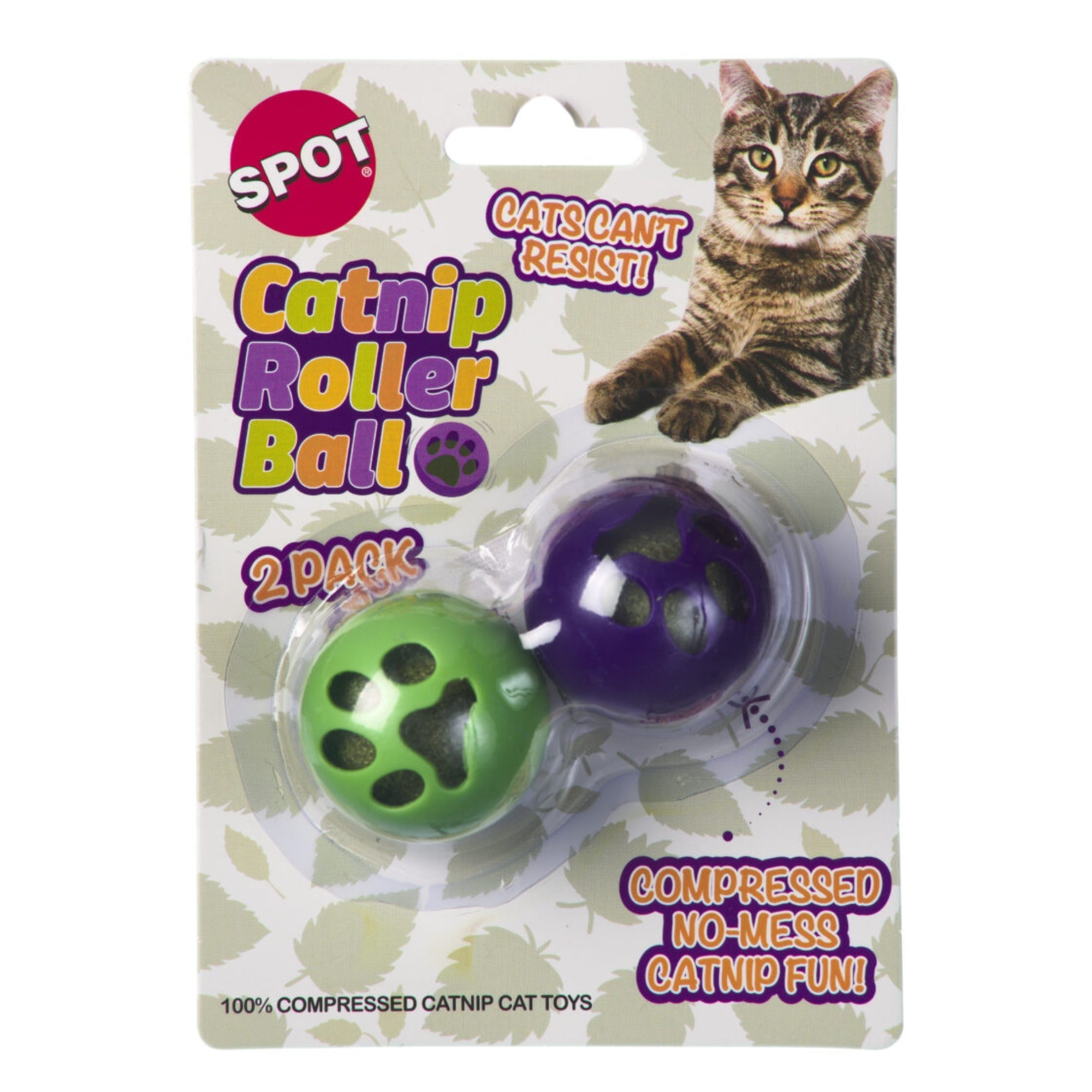 Spot Catnip Roller Ball 2 Pack