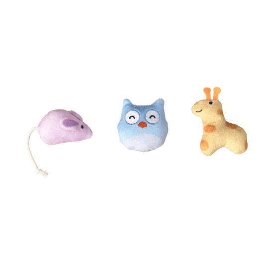 Spot Cuddly & Colorful Cat Toys 3 Pack