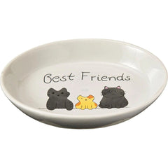 Spot Best Friends Oval Cat Dish 6in