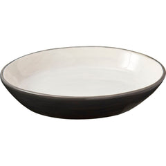 Spot 2 Tone Gray Oval Cat Dish 6in