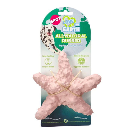 Spot Love The Earth Dog Toy Starfish Assorted 6in