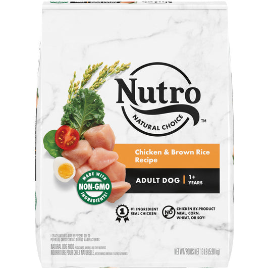 Nutro Products Natural Choice Chicken and Brown Rice Recipe Dry Dog Food 13 Lb