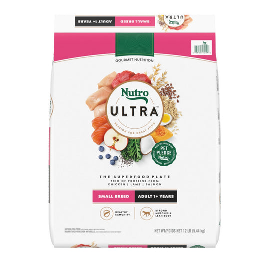 Nutro Products Ultra Small Breed Adult Dry Dog Food Superfood Plate, 1ea/12 lb
