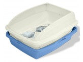 Van Ness Plastics Sifting Cat Litter Pan With Frame White, Blue 1Ea