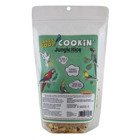 Sun Seed Crazy Good Cookin' Jungle Rice Bird Treat 1ea/16oz.