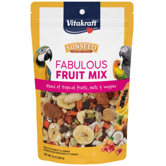 Sun Seed Fabulous Fruit Mix Parrot Treat 1ea/12oz.