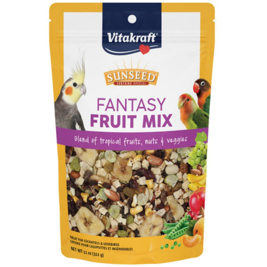 Sun Seed Fantasy Fruit Mix Cockatiel and Lovebird Treat 1ea/11oz.