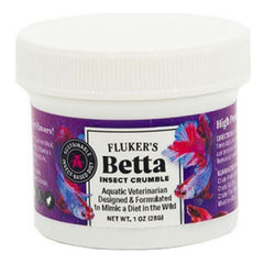 Flukers Betta Fish Food Crumble 1oz.