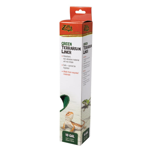 Zilla Reptile Terrarium Liner Green, 1ea/10/20X gal