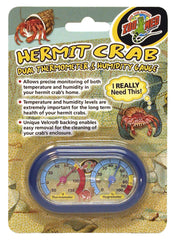 Zoo Med Hermit Crab Dual Thermometer Humidity Gauge Assorted, 1ea