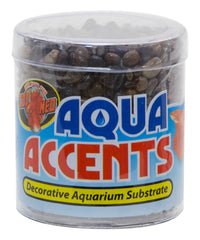 Zoo Med Aqua Accents River Pebbles Dark, 1ea/8 oz